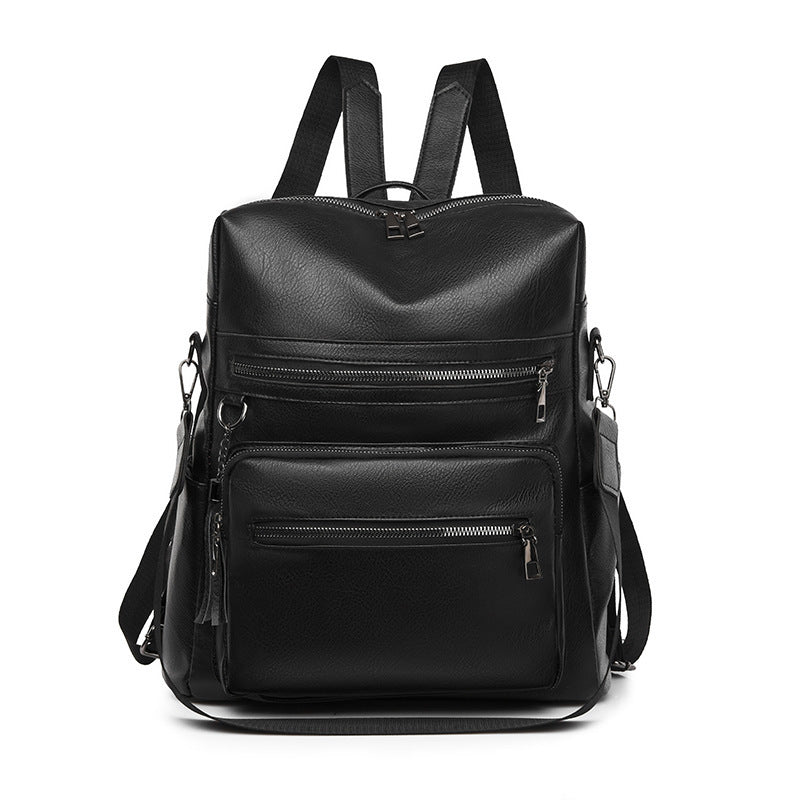 Damen eleganter Rucksack mit mehreren Reißverschlussfächern Nord Taschen