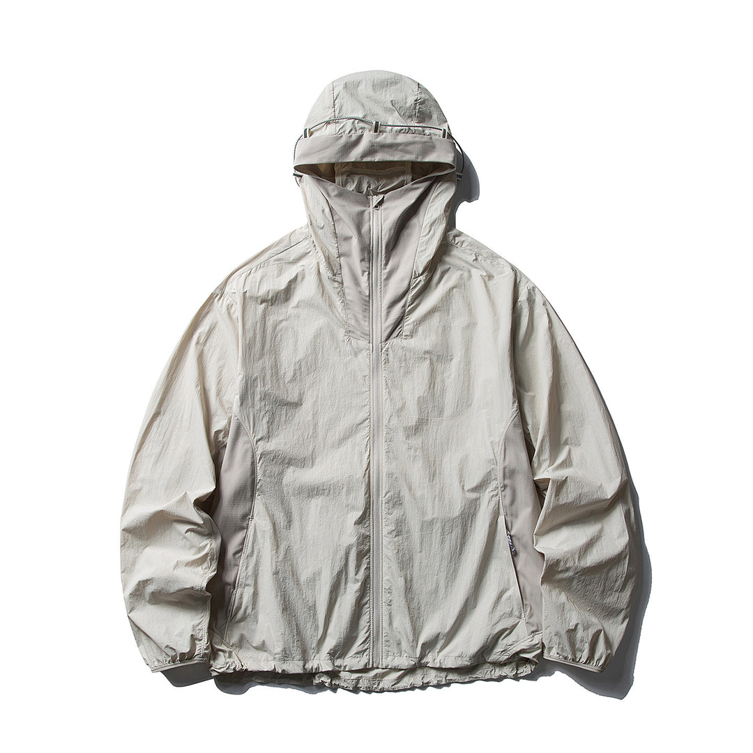 Herren Leichter Ripstop-Anorak mit Kapuze, Belüftungs- und Einsatzdetails Nord Taschen