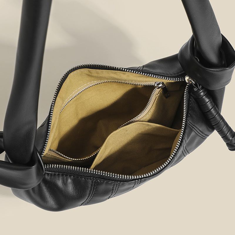Damen modische Umhängetasche mit innovativem Design und geschwungenem Schnitt Nord Taschen