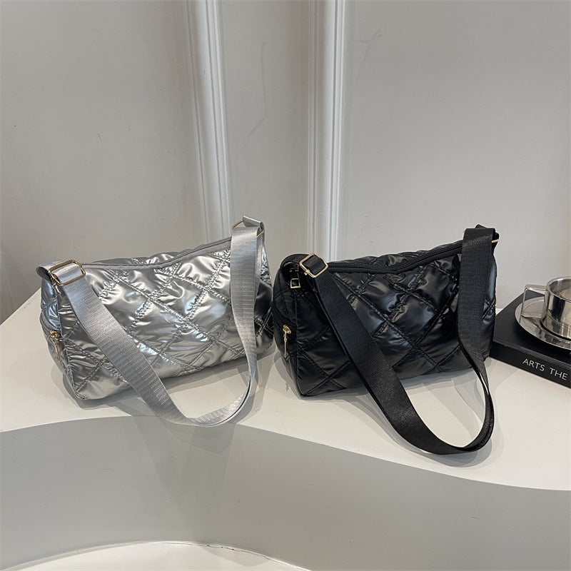Damen elegante Umhängetasche mit strukturierter Steppoptik Nord Taschen