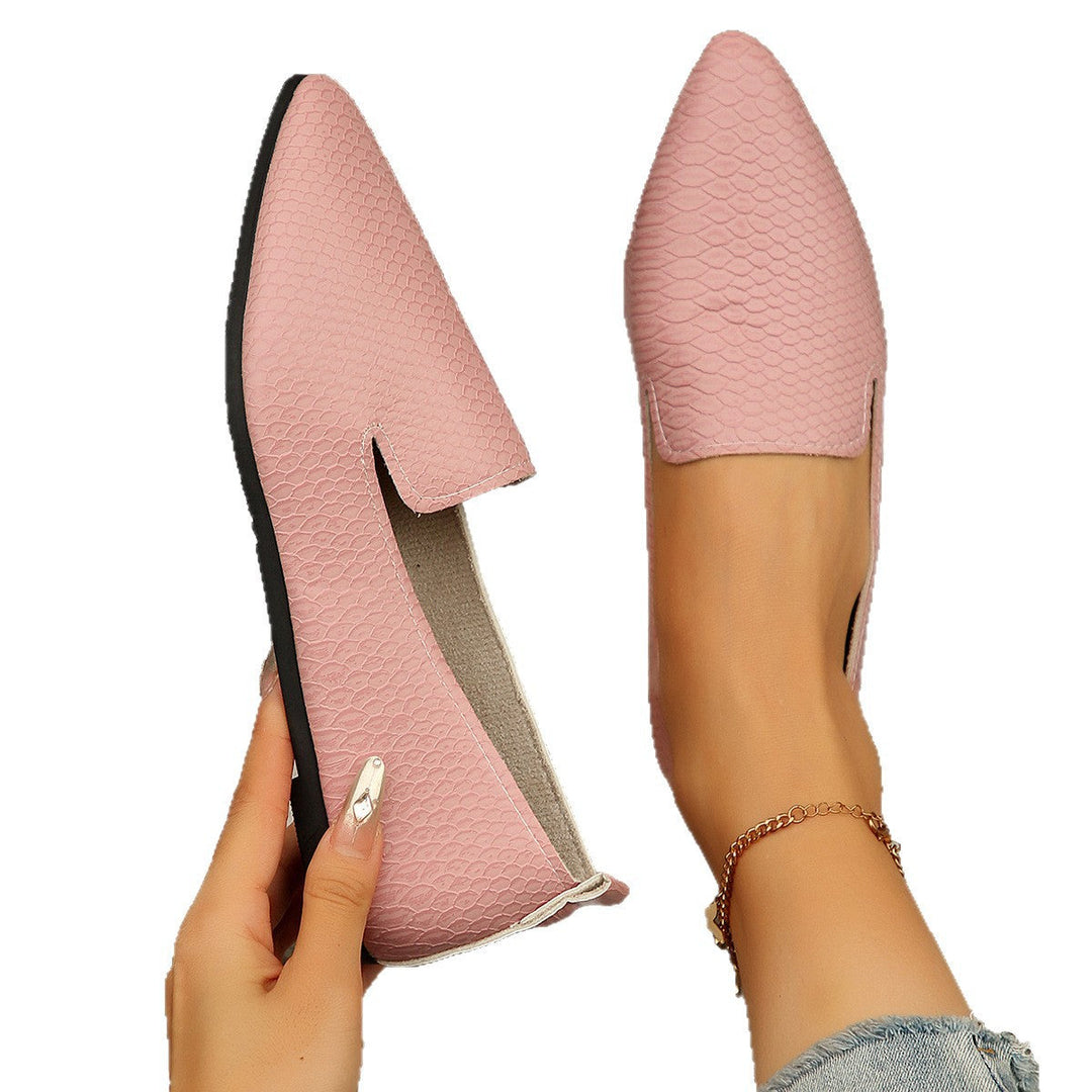Damen elegante und bequeme Ballerinas mit spitzem Design Nord Taschen