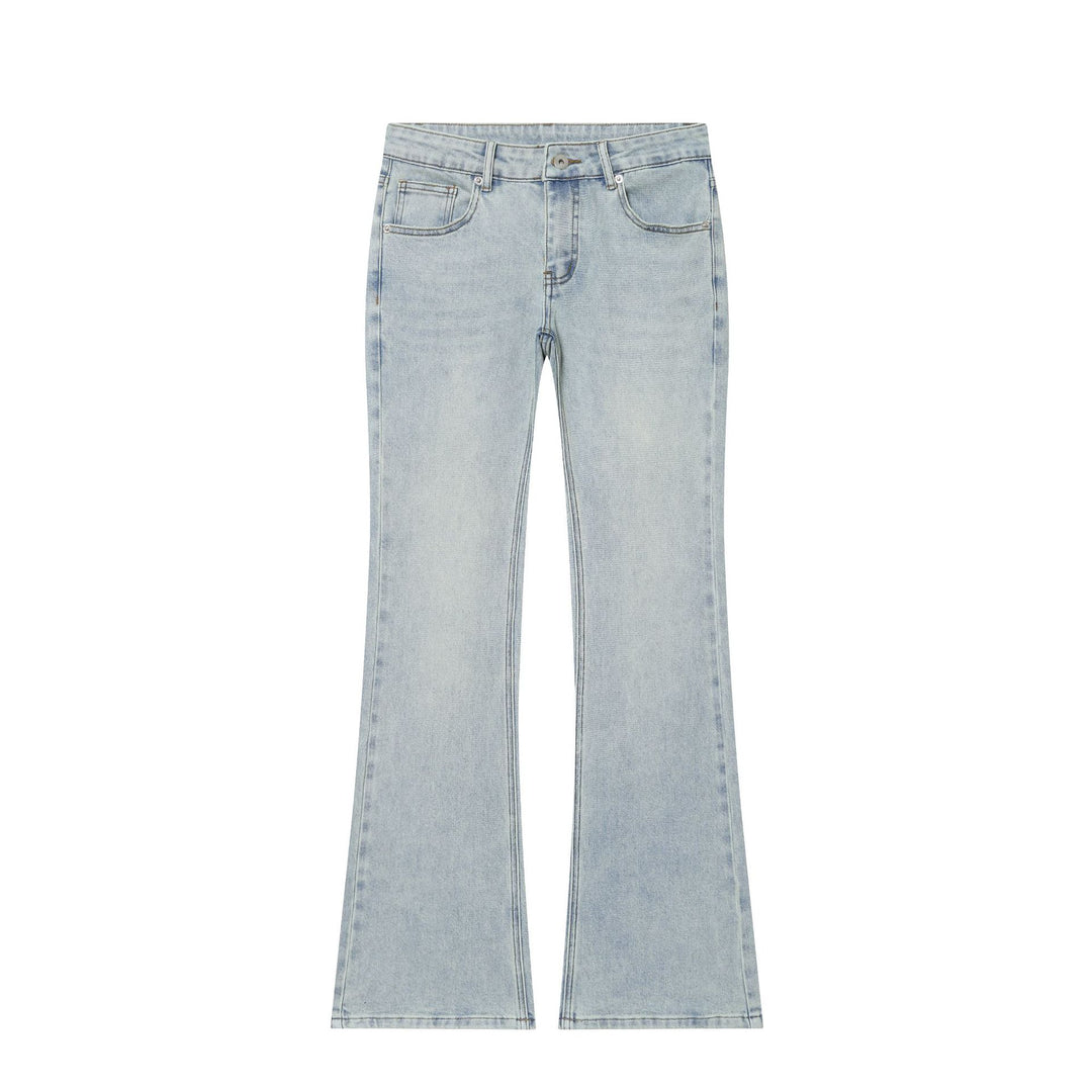 Damen Hochtaillierte ausgestellte Jeans mit Kickflare und Fünf‑Taschen‑Schnitt Nord Taschen
