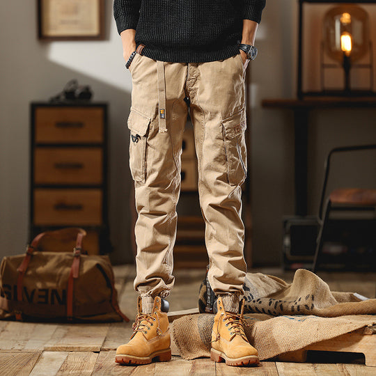 Herren Cargo-Joggerhose mit Multifachtaschen und elastischem Saum Nord Taschen