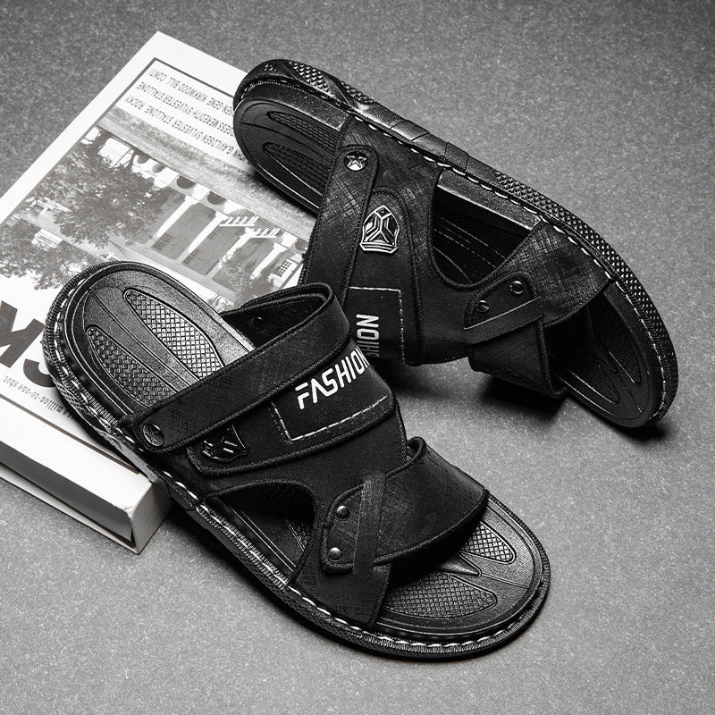 Damen Sportliche Badesandalen mit ergonomischem Klettverschluss und rutschfester Sohle