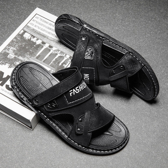 Damen Sportliche Badesandalen mit ergonomischem Klettverschluss und rutschfester Sohle