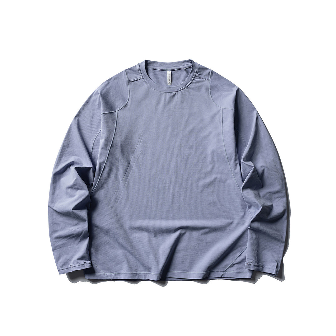 Unisex Leichter technischer Longsleeve mit Rundhalsausschnitt, Raglanärmeln und atmungsaktivem Funktionsmaterial Nord Taschen