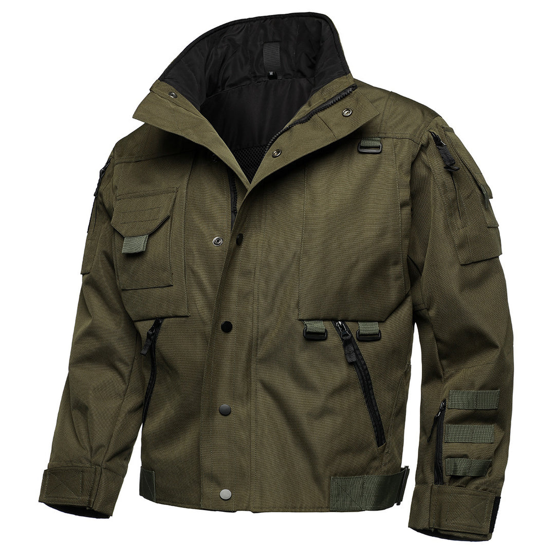 Herren Tactical Field Jacke mit Multi‑Taschen, verstellbaren Bündchen und wasserabweisender Ripstop‑Qualität Nord Taschen
