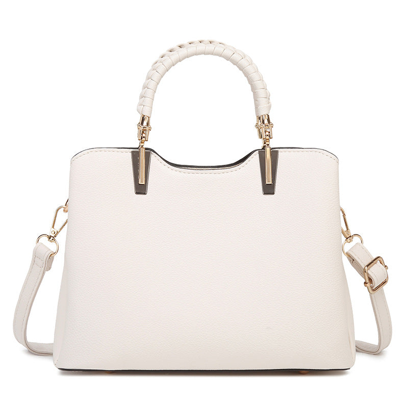 Damen Handtasche mit strukturierten Griffen und elegantem Innenfach Nord Taschen