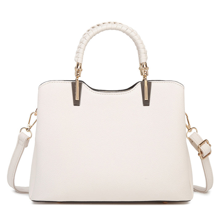 Damen Handtasche mit strukturierten Griffen und elegantem Innenfach Nord Taschen