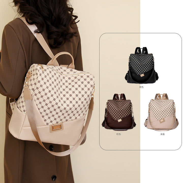 Damen modischer Rucksack mit elegantem Patchwork-Design Nord Taschen