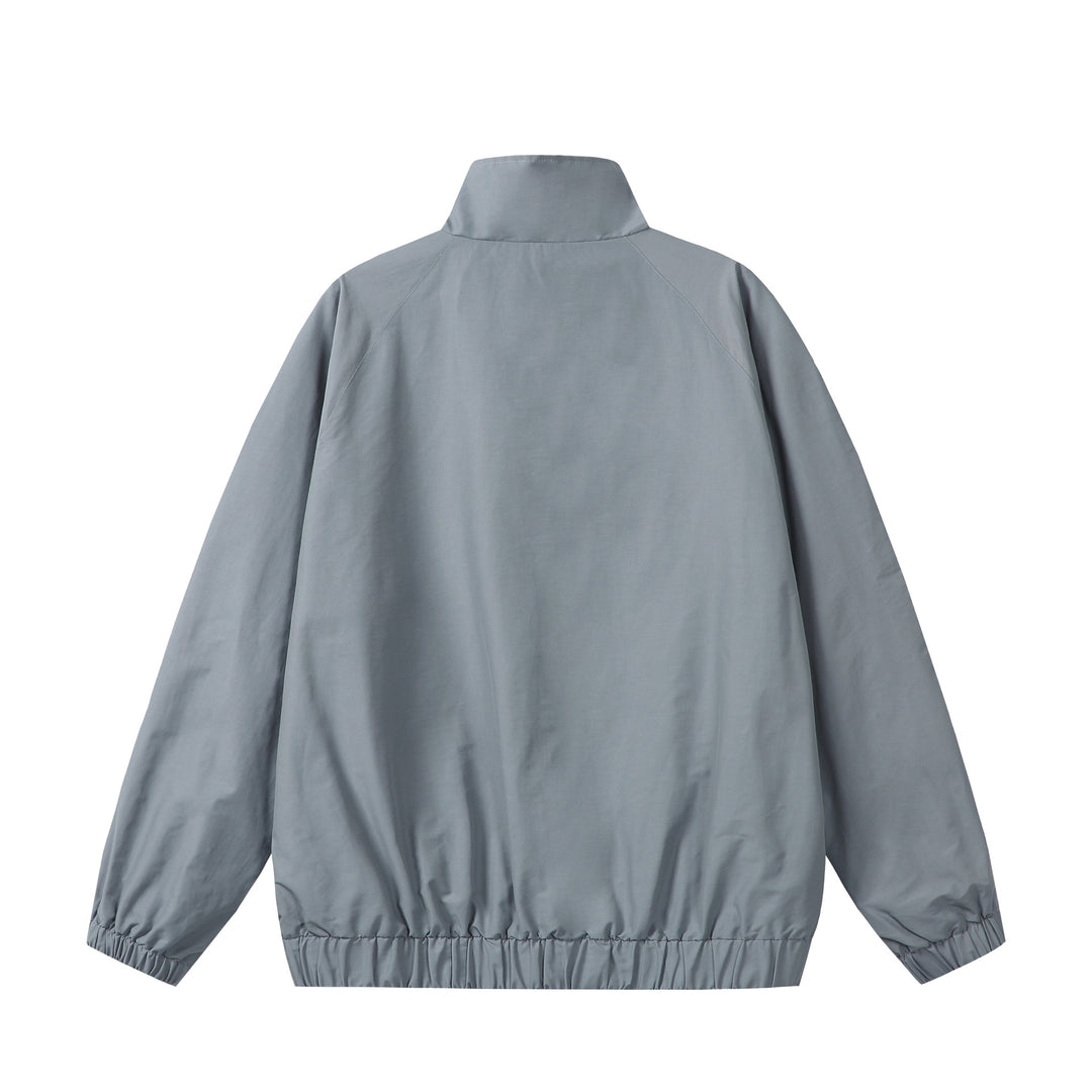 Unisex Sportive Colorblock-Trackjacke mit Stehkragen und durchgehendem Reißverschluss Nord Taschen