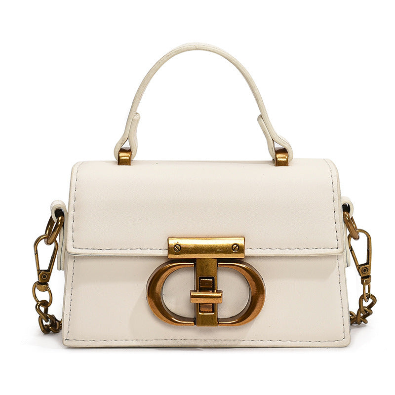 Damen elegante Handtasche mit stilvollem Metallverschluss Nord Taschen