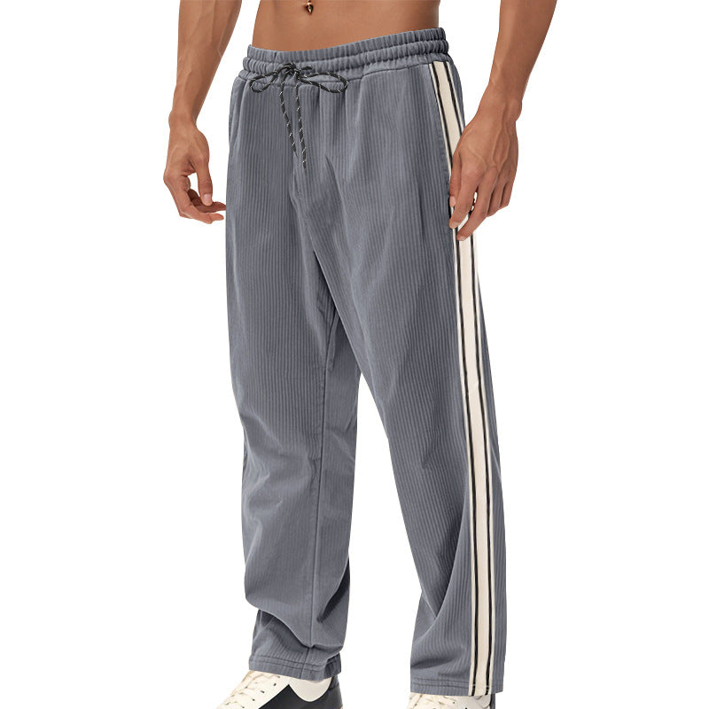 Herren Sportliche Freizeithose mit seitlichen Streifen