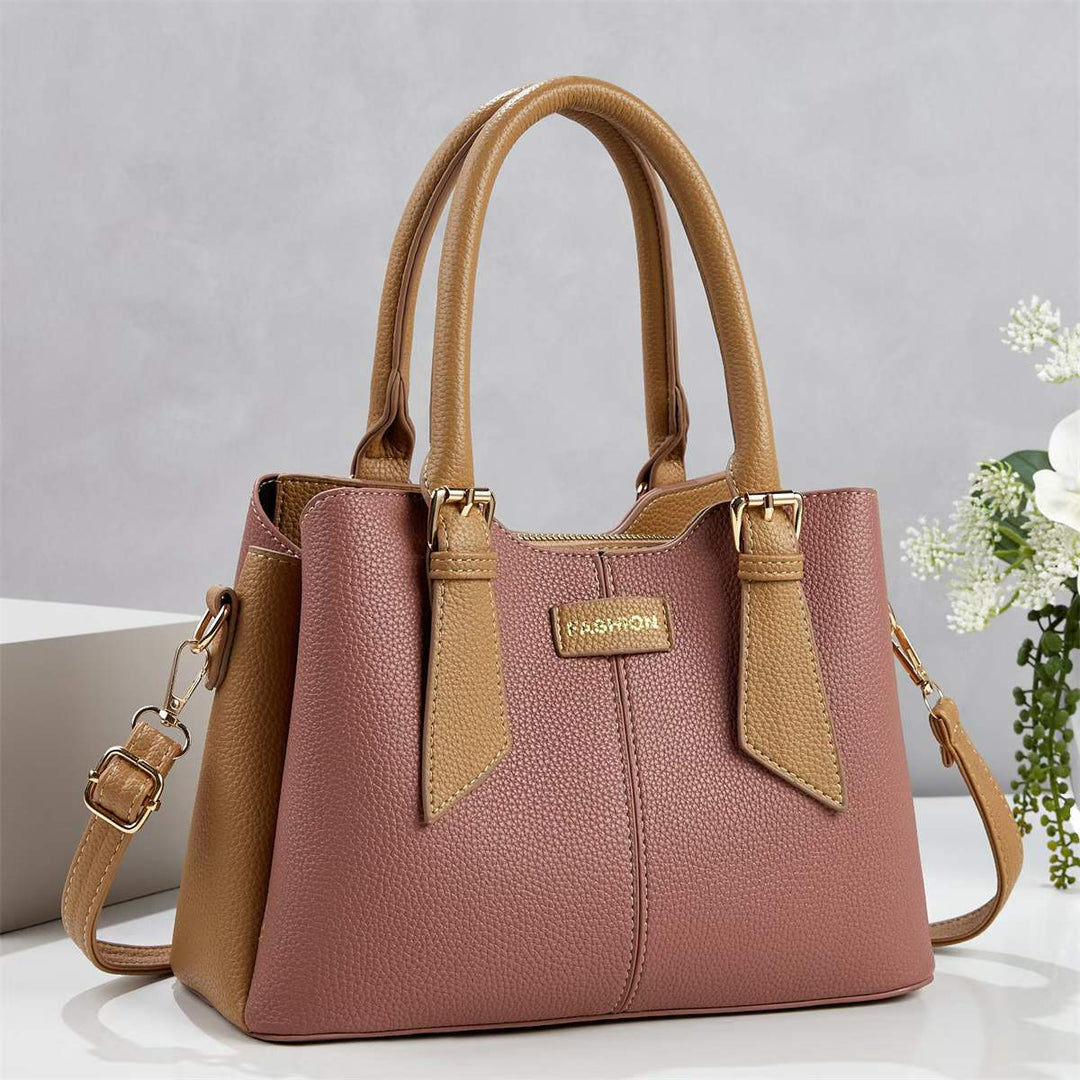 Damen Lederhandtasche mit abnehmbarem Schulterriemen von Nord Taschen
