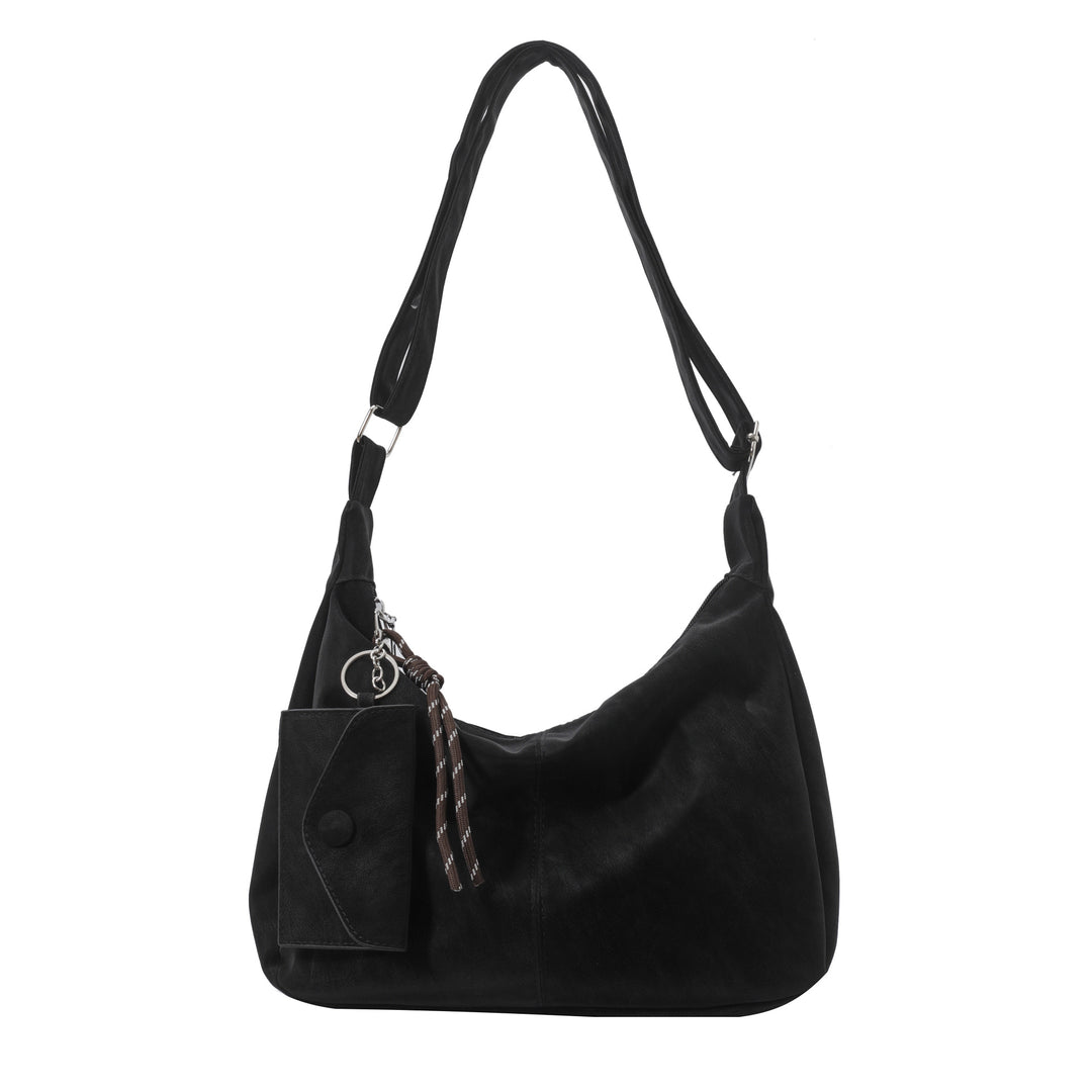 Damen elegante Hobo-Tasche mit abnehmbarem Münzfach Nord Taschen