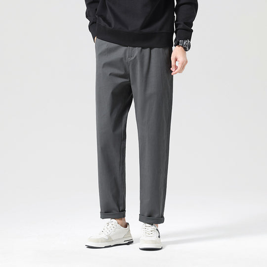 Herren Moderne Relaxed‑Fit Freizeit‑Chino mit leichtem Stretch und umgeschlagenem Saum Nord Taschen