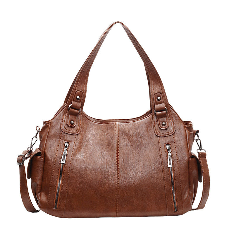 Damen Hobo-Tasche aus hochwertigem Kunstleder mit vielseitigem Innenfächersystem Nord Taschen