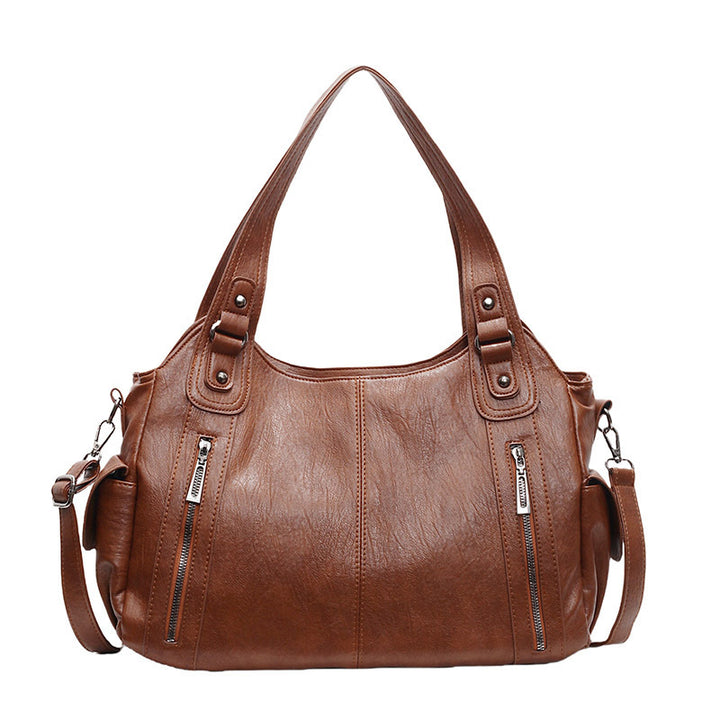 Damen Hobo-Tasche aus hochwertigem Kunstleder mit vielseitigem Innenfächersystem Nord Taschen
