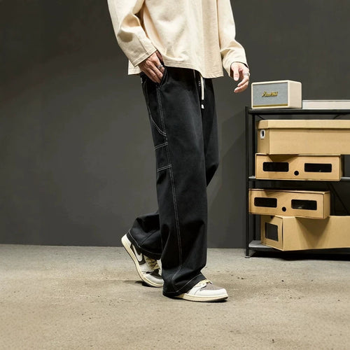 Herren Modische Cargo-Hose mit weiten Beinen Nord Taschen