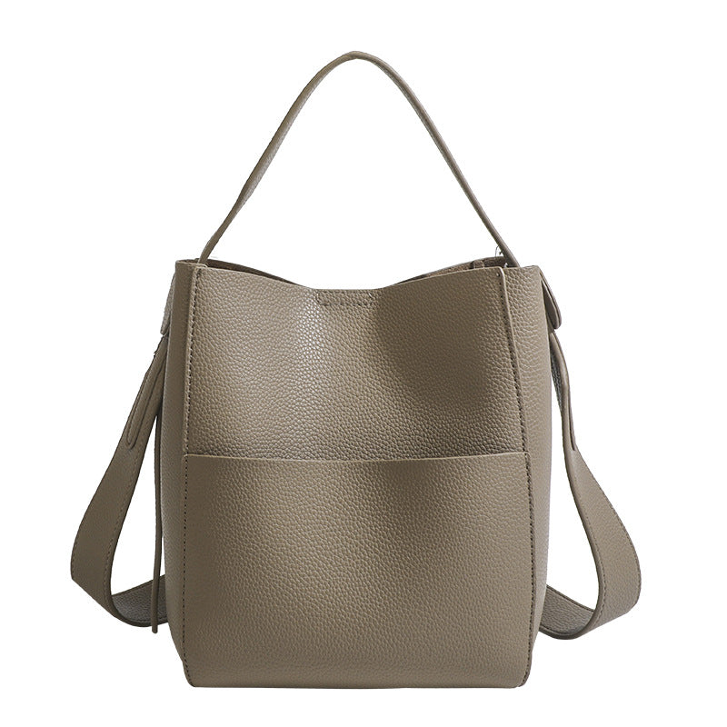 Damen Hobo-Tasche aus hochwertigem Kunstleder mit praktischem Innenfach Nord Taschen