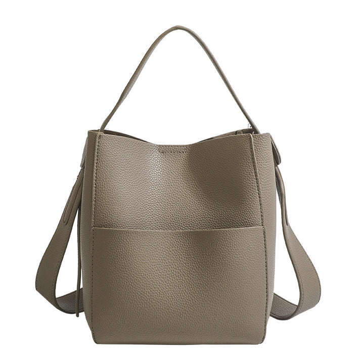 Damen Hobo-Tasche aus hochwertigem Kunstleder mit praktischem Innenfach Nord Taschen