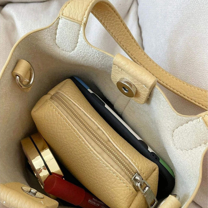 Damen Tragetasche mit abnehmbarem Kosmetiktäschchen und elegantem Design Nord Taschen