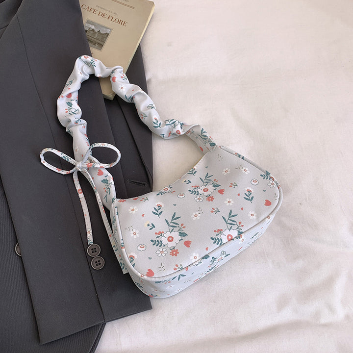 Damen Hobo-Tasche mit floralem Design und innovativem Tragegriff Nord Taschen