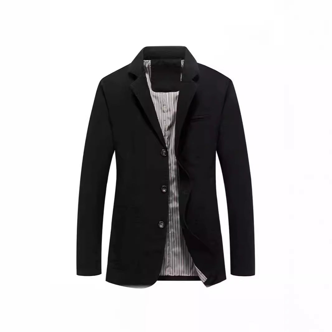 Herren Sakko im Casual-Stil mit Drei-Knopf-Front und aufgesetzten Taschen Nord Taschen