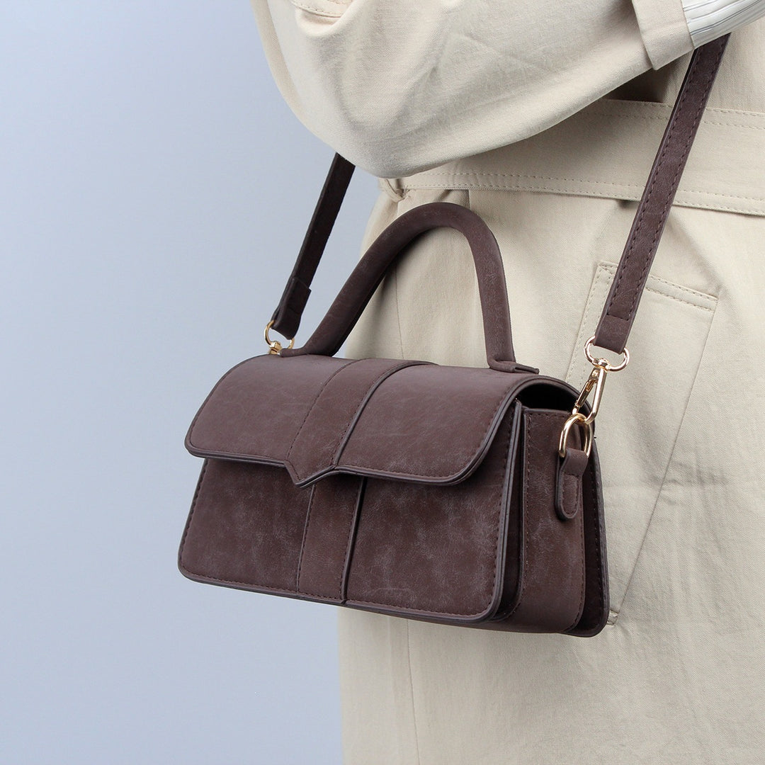 Damen elegante Handtasche im klassischen Klappdesign Nord Taschen