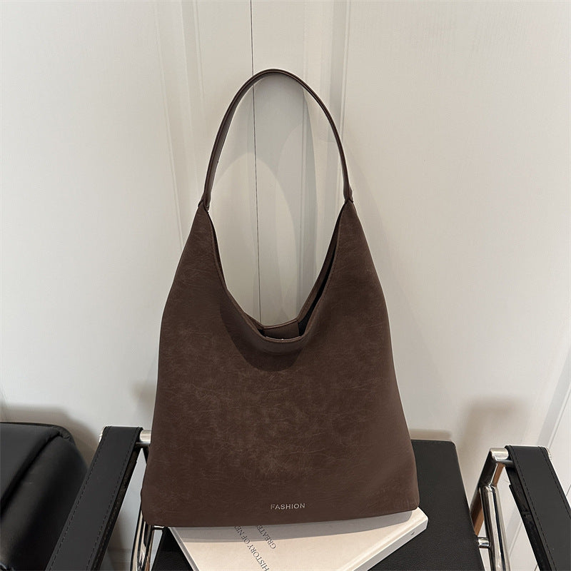Damen elegante Wildleder Umhängetasche mit weichem Griff Nord Taschen