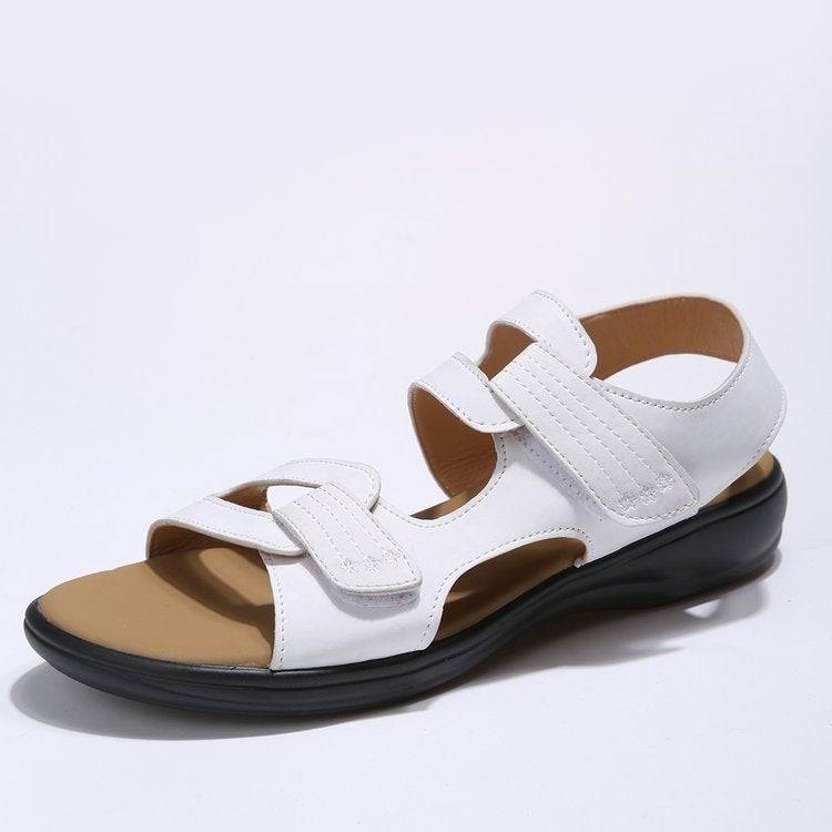 Damen Komfortable Sandalen mit verstellbaren Klettverschlüssen und anatomischem Fußbett