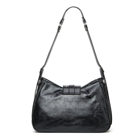 Damen Hobo-Tasche mit herausnehmbarem Innenbeutel und dekorativen Nieten Nord Taschen
