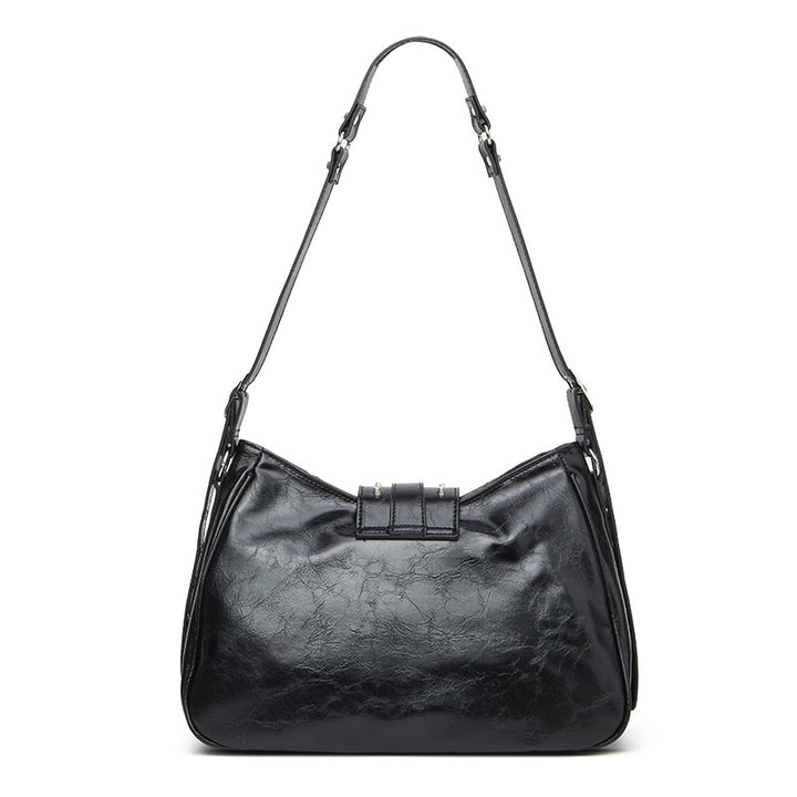 Damen Hobo-Tasche mit herausnehmbarem Innenbeutel und dekorativen Nieten Nord Taschen