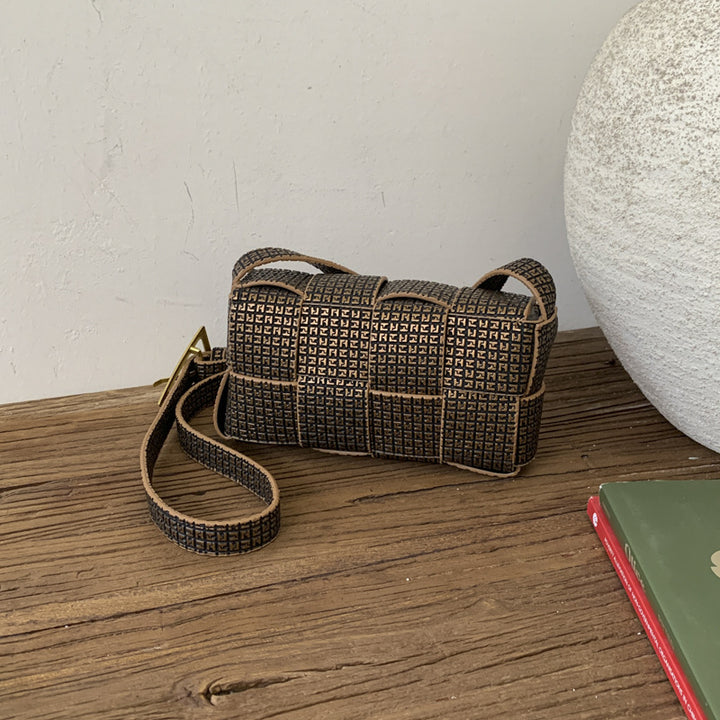 Damen Umhängetasche im stilvollen Gewebedesign Nord Taschen