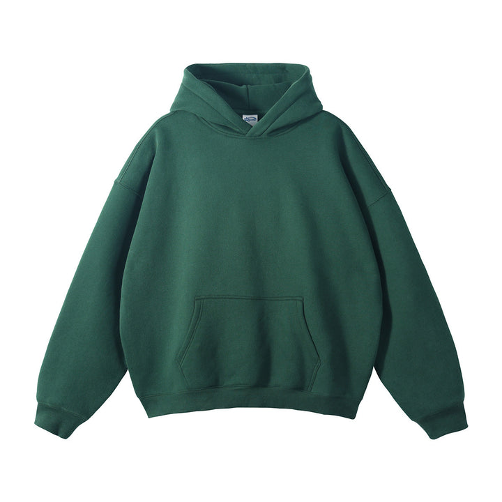 Unisex nan weit geschnittener Kapuzenpullover aus Bio-Baumwolle mit Kängurutasche Nord Taschen