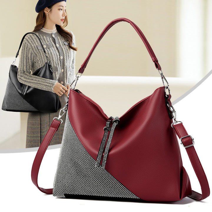 Damen moderne Handtasche mit funkelnden Akzenten Nord Taschen