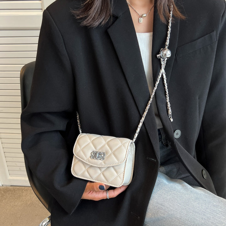Damen Clutch-Tasche mit elegante Steppung und funkelndem Verschluss Nord Taschen