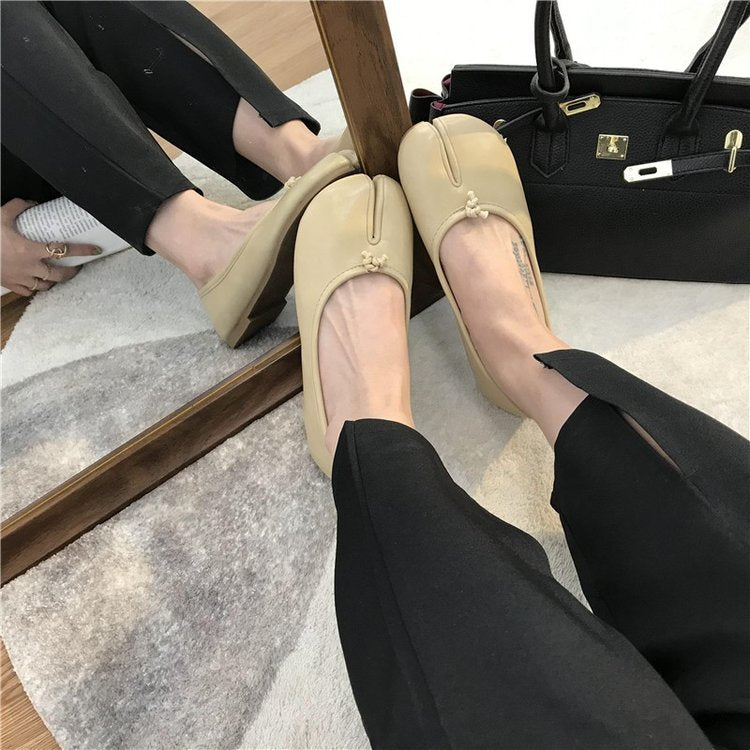 Damen Elegante Ballerinas mit dekorativem Besatz und weichem Fußbett