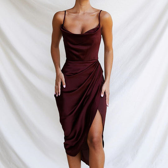 Damen Abendkleid mit Drapierung