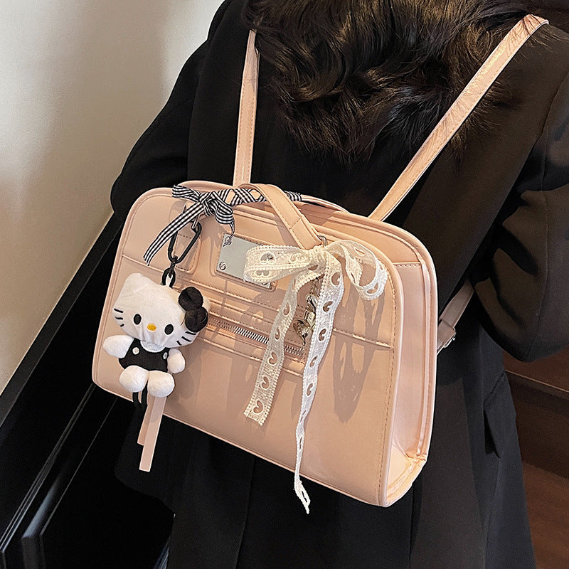 Damen modische Handtasche mit stilvollen Anhängern Nord Taschen