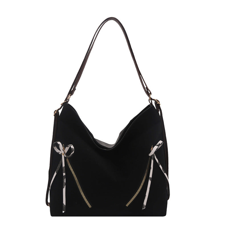 Damen Hobo-Tasche mit verspielten Schleifendetails und praktischen Fächern Nord Taschen