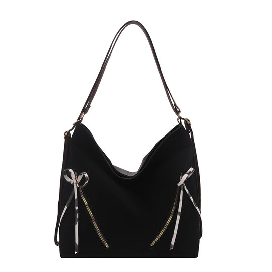 Damen Hobo-Tasche mit verspielten Schleifendetails und praktischen Fächern Nord Taschen