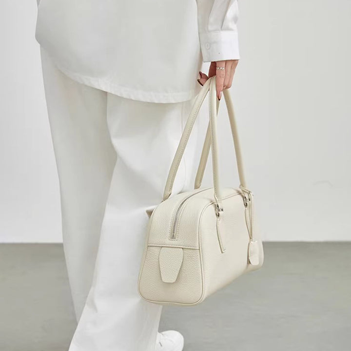 Damen modische Handtasche aus hochwertigem Leder mit Komfortgriffen Nord Taschen