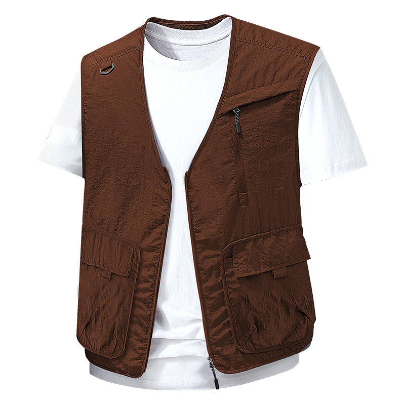 Herren Funktionsweste Nord Taschen