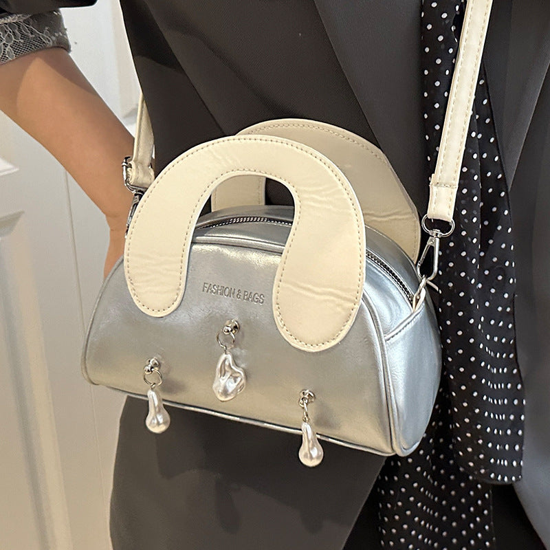 Damen Designer-Handtasche mit einzigartigem Perlenschmuck Nord Taschen