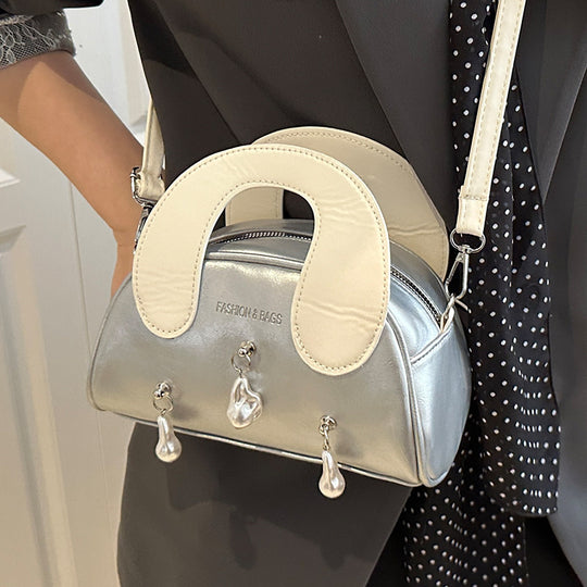 Damen Designer-Handtasche mit einzigartigem Perlenschmuck Nord Taschen