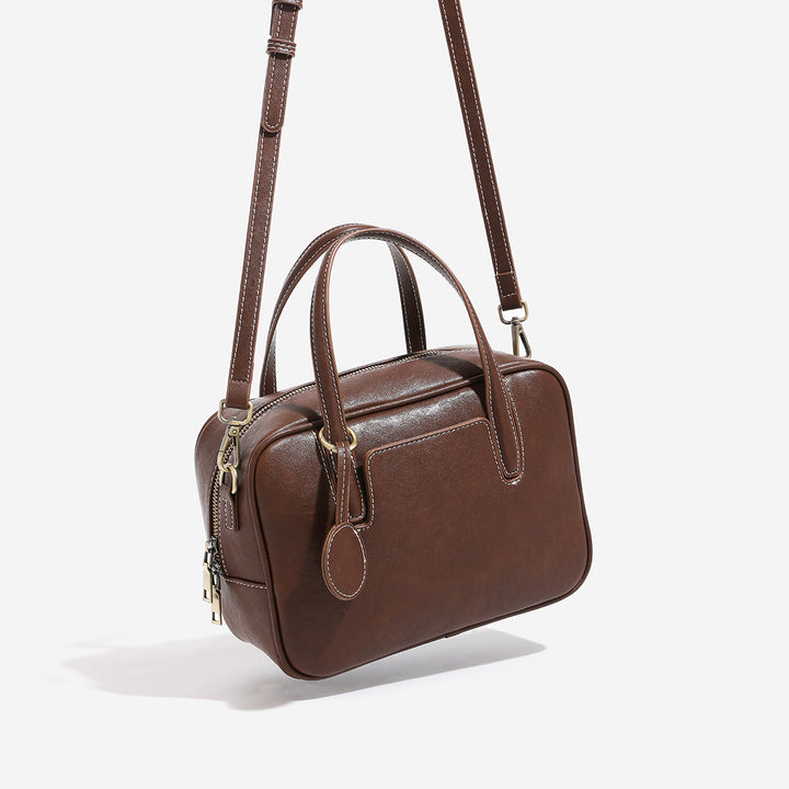 Damen Handtasche mit strukturiertem Kunstleder und elegante Details Nord Taschen