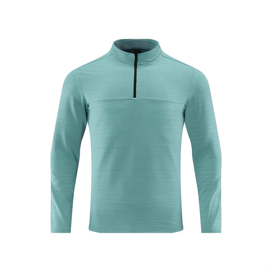 Herren Funktions-Halbzip-Langarmshirt mit Stehkragen und atmungsaktivem Stretchmaterial Nord Taschen