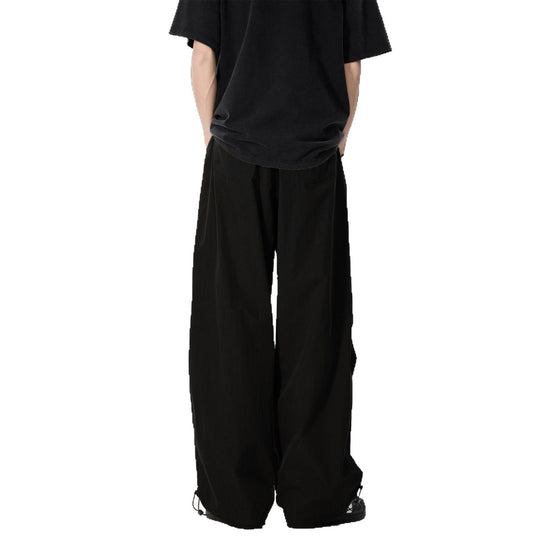 Herren Weite Utility-Cargohose mit Tunnelzugbund Knie‑Paneelen und verstellbarem Saum Nord Taschen