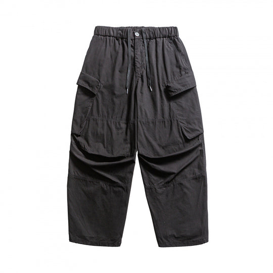 Herren Baggy-Cargo-Hose mit elastischem Bund, Kordelzug und verstärkten Kniepartien Nord Taschen